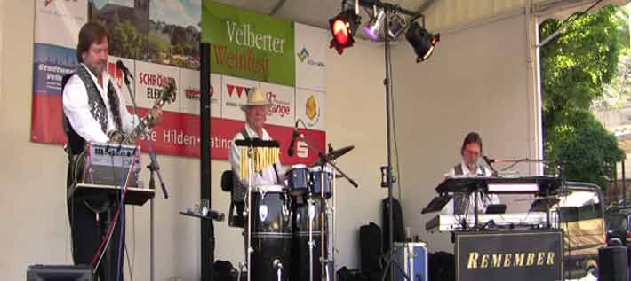 Partyband auf Weinfest 2009 in Velbert